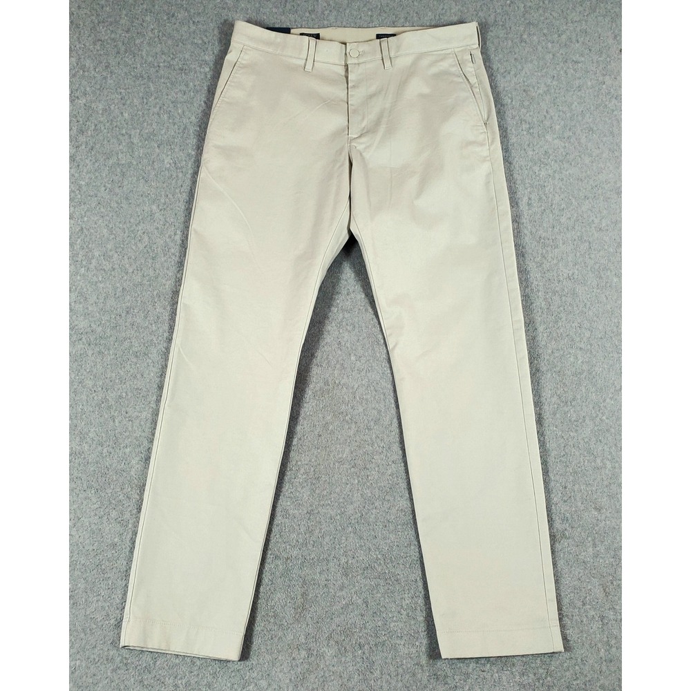 J.Crew Thompson Flex Tapered Chino Pants Mens 33x32 Stone Khaki Tan New